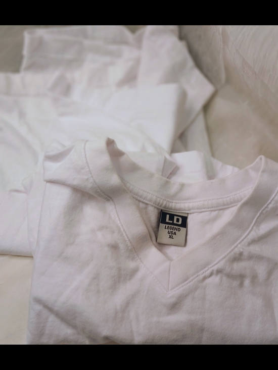 Other - White V-Neck Kids Shirt